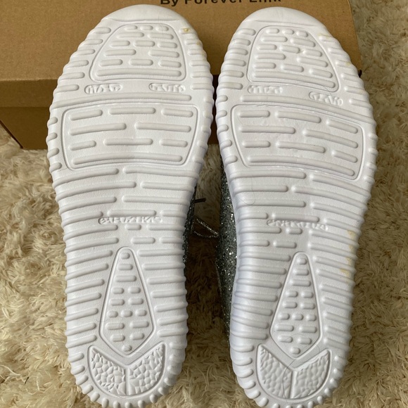 Silver Sparkle Sneakers - Picture 6 of 6